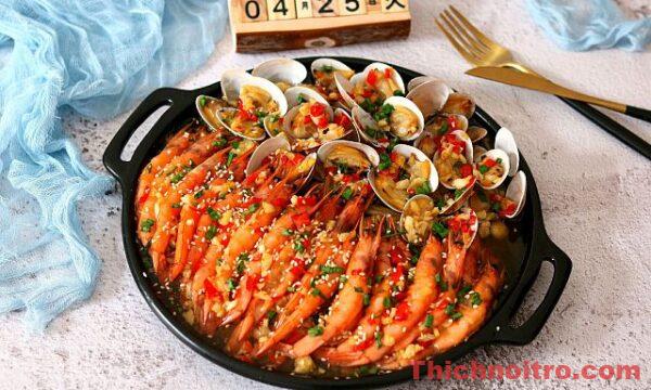 Nhân dịp nghỉ lễ 2/9 làm ngay món tôm ngao nướng hấp dẫn, "hoành tráng" như nhà hàng!