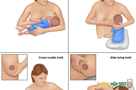 Cách xử lý khi mẹ bị tắc sữa !