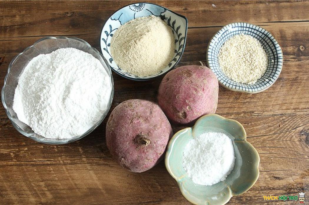 Cách làm bánh khoai lang tím 3 vị thơm ngon khó cưỡng