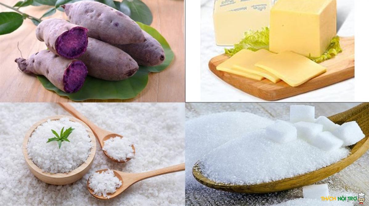 Cách làm bánh khoai lang tím 3 vị thơm ngon khó cưỡng